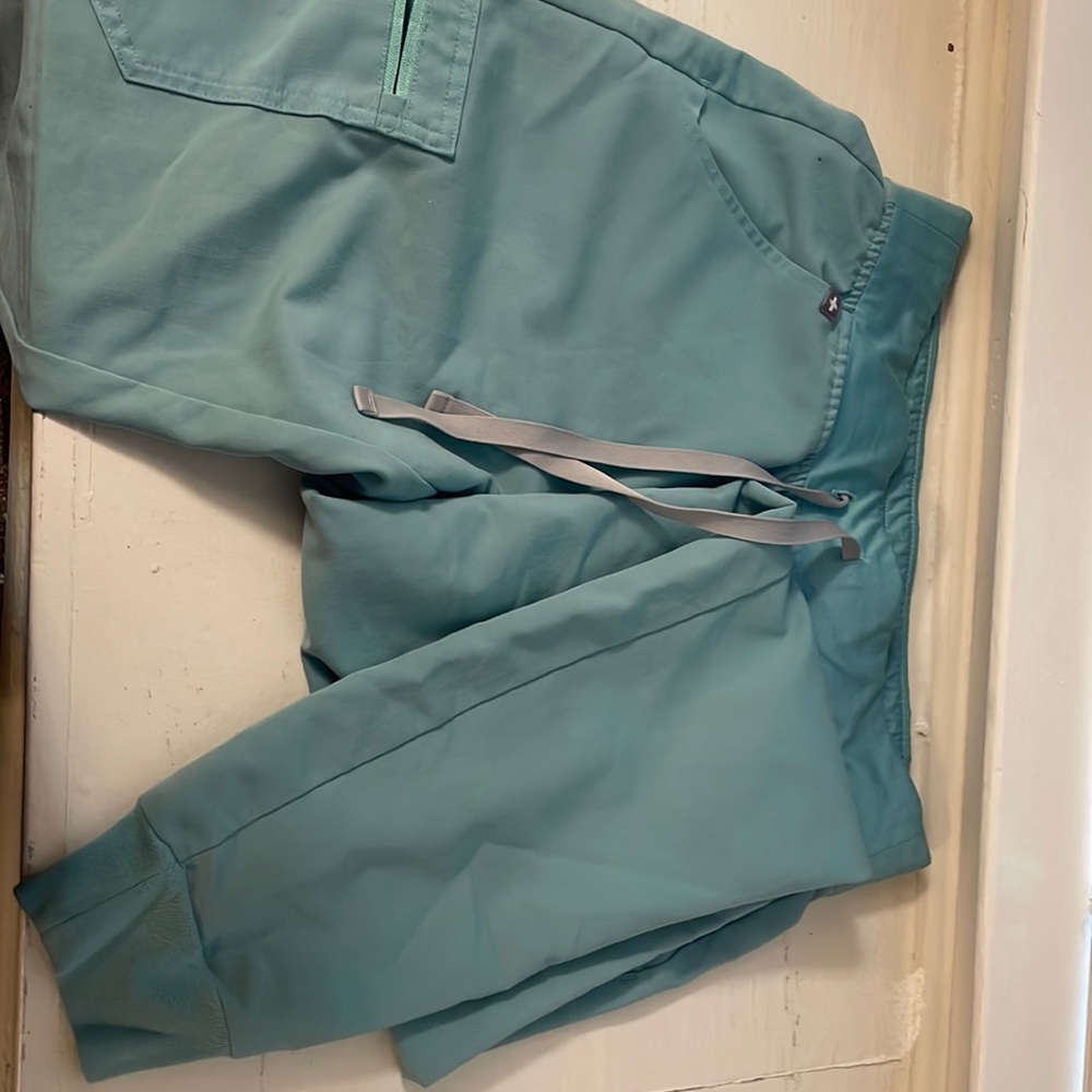 FIGS teal scrub pants